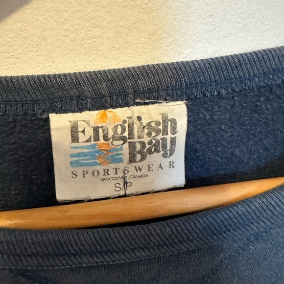 Vintage Sweater Crewneck Whistler Cozy Warm Preppy Acid Wash Style Cottagecore - Picture 6 of 13